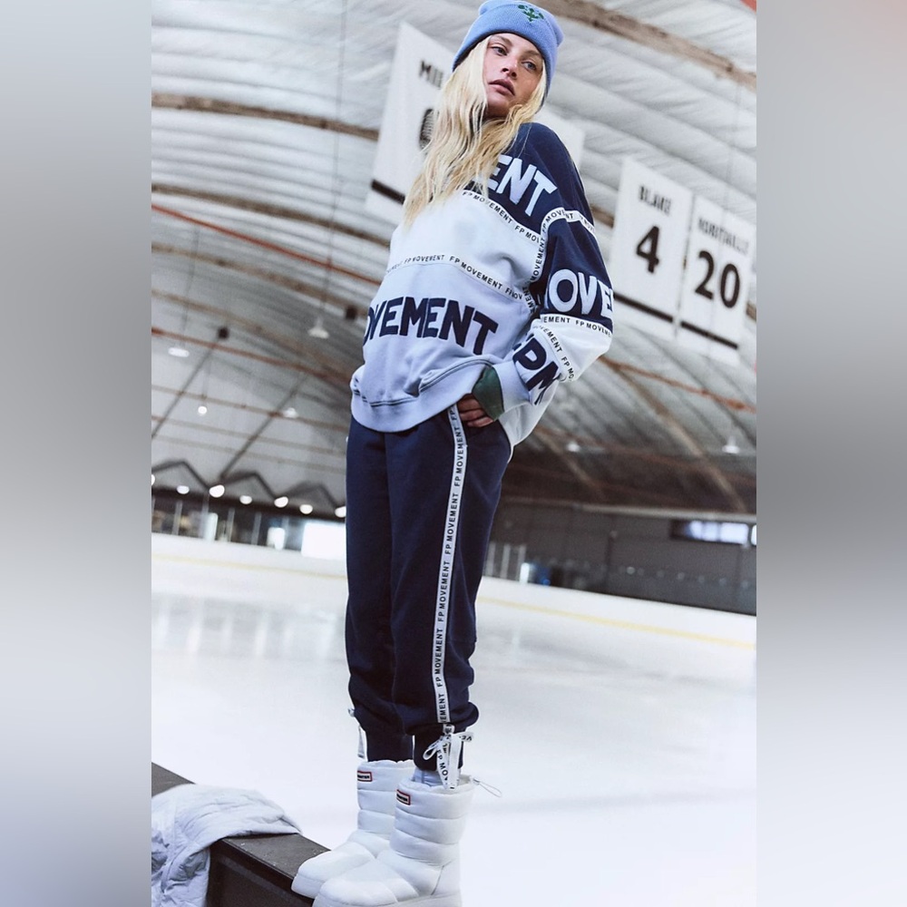 NWT FREE PEOPLE MOVEMENT All Star Logo Set | Midnight Navy Combo MSRP $198 - Picture 3 of 15